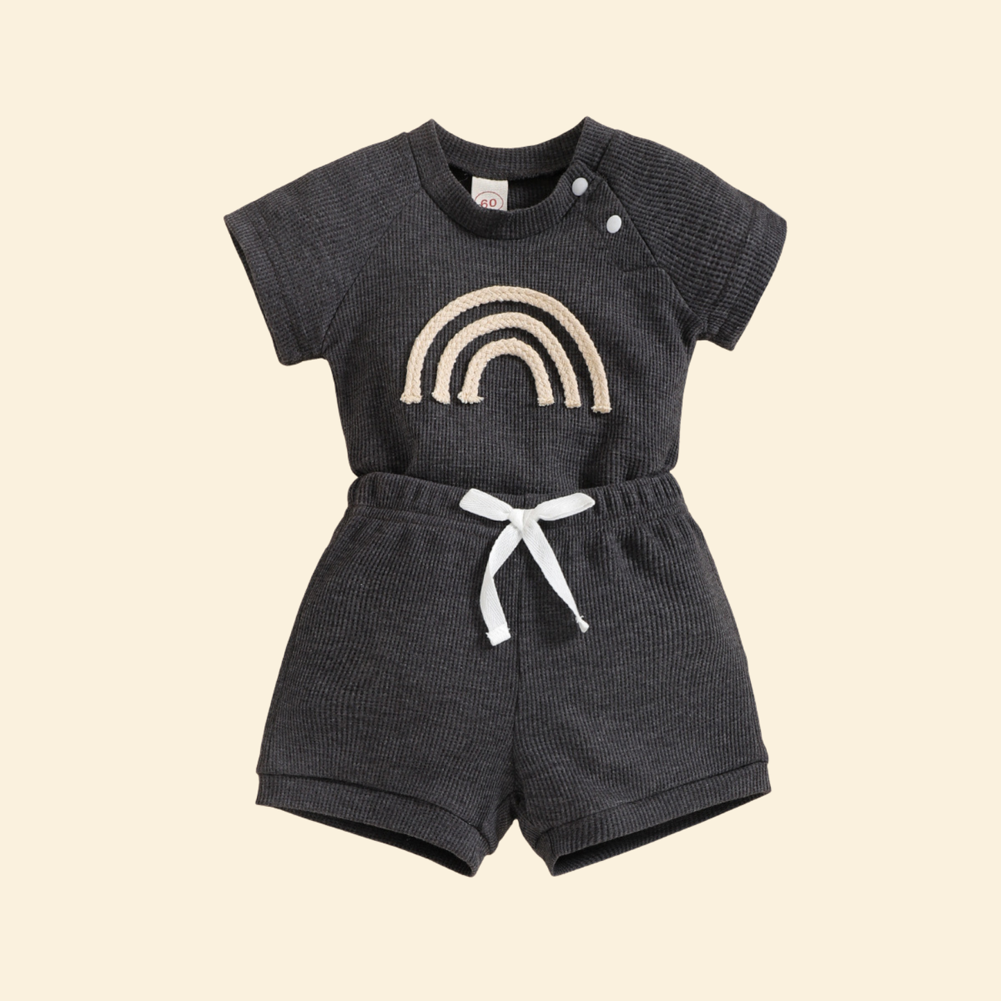Two-Piece Rainbow Summer Clothing Set