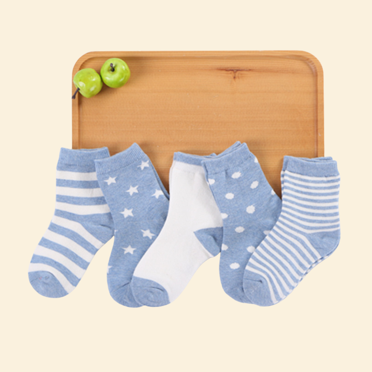 Baby Middle Leg Socks - 5 pairs