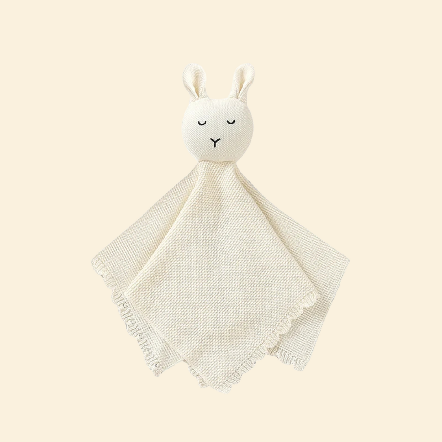 Knitted Cotton Rabbit Doudou