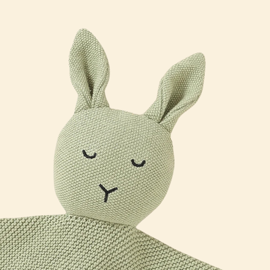 Knitted Cotton Rabbit Doudou