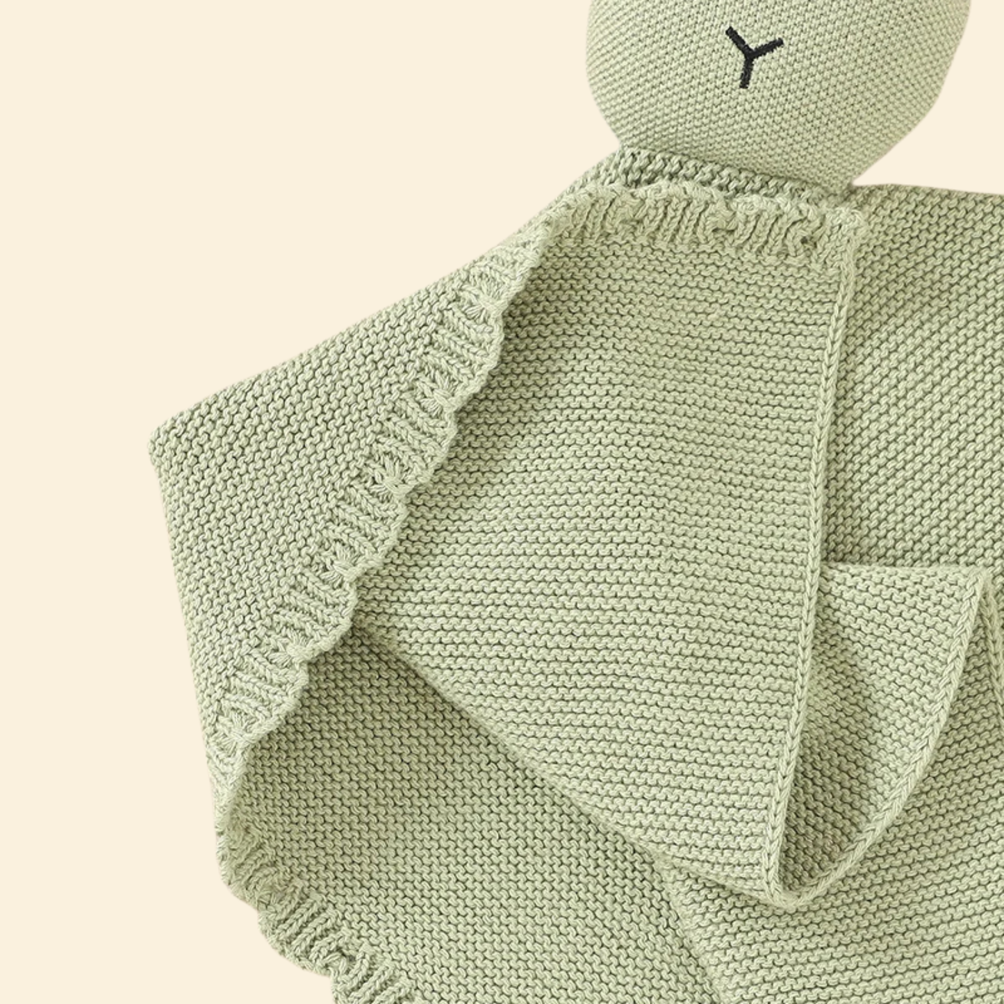 Knitted Cotton Rabbit Doudou
