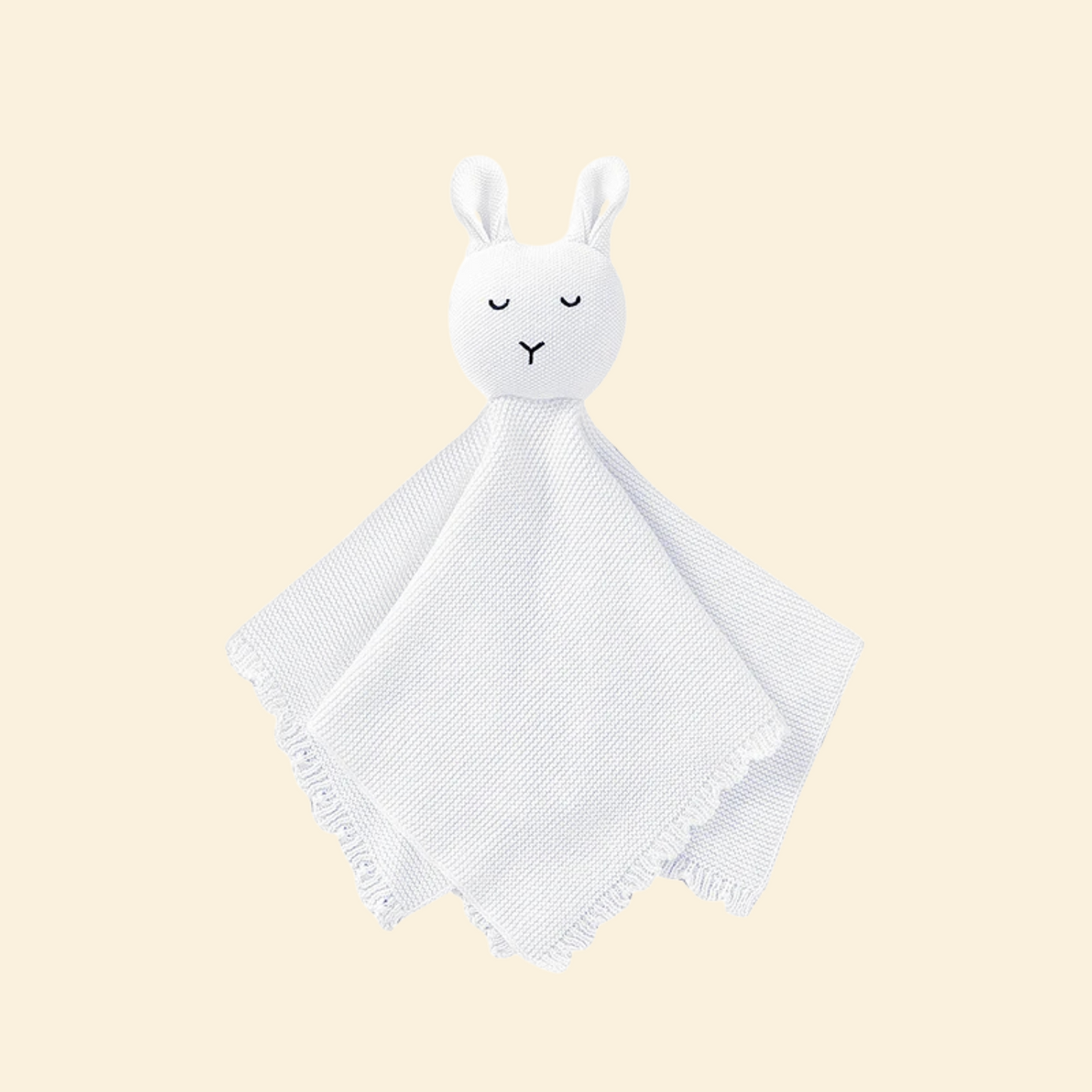 Knitted Cotton Rabbit Doudou