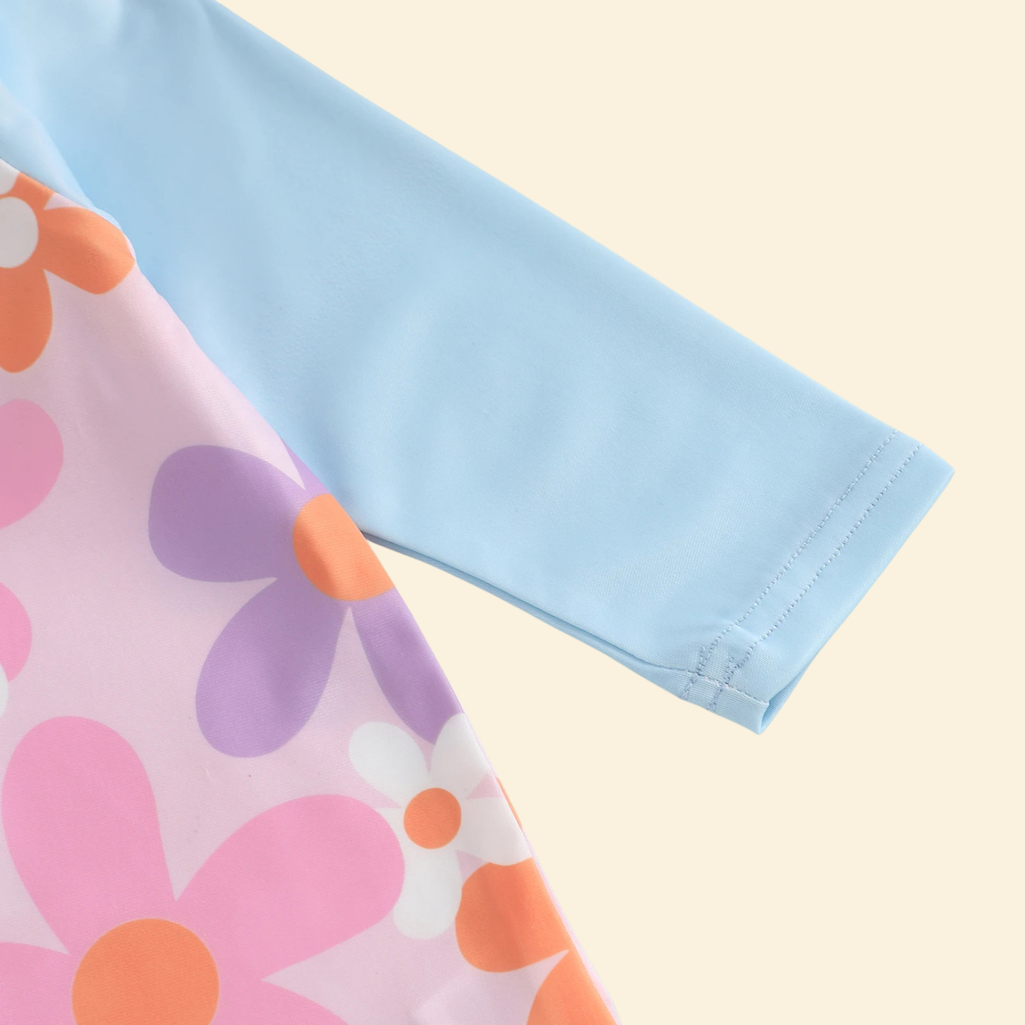 Floreal Long Sleeve Swimsuit & Sunhat