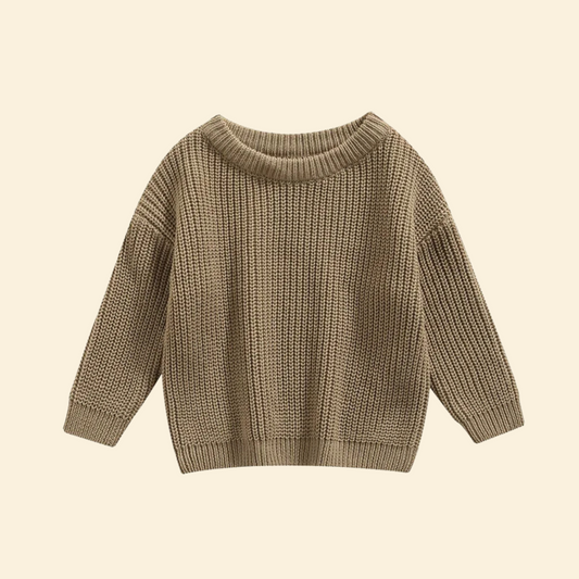 Knitted Casual Long Sleeve Pullover