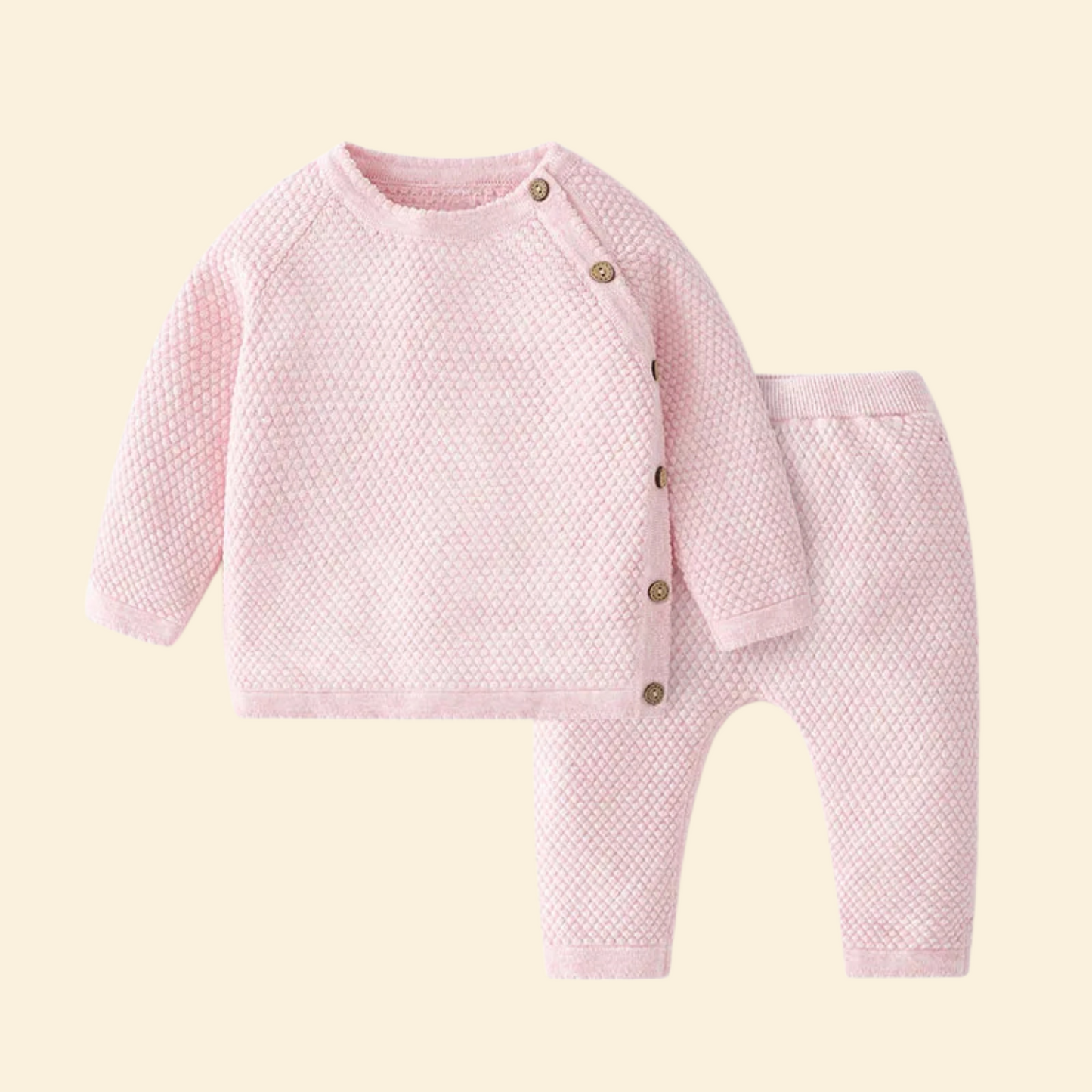 Knitted Baby Pajamas Set