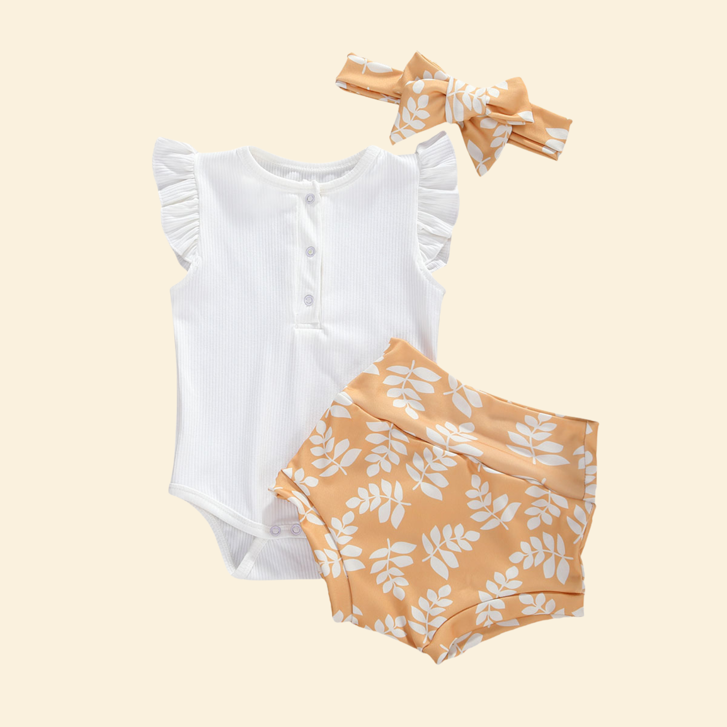 Toddler Summer Babysuits - Three Piece Set
