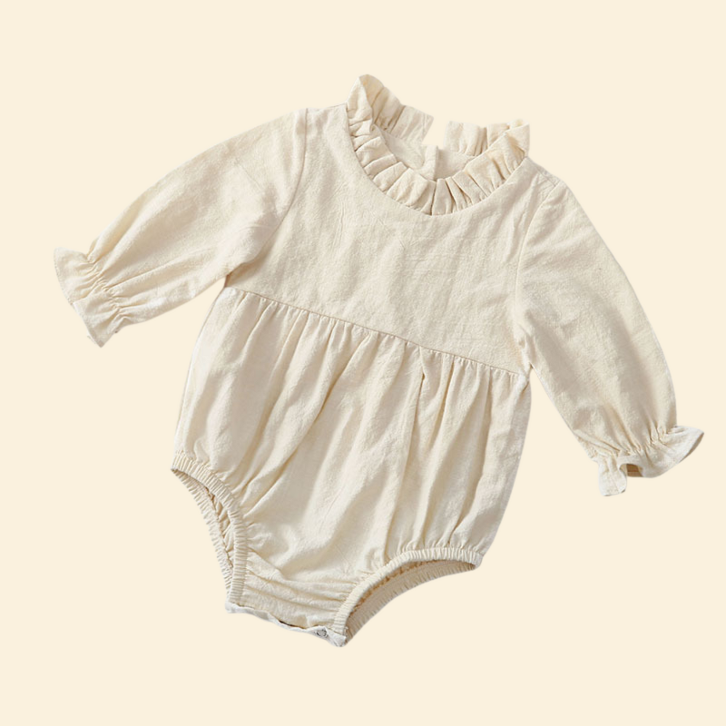Romper Cotton Long Flying Sleeves