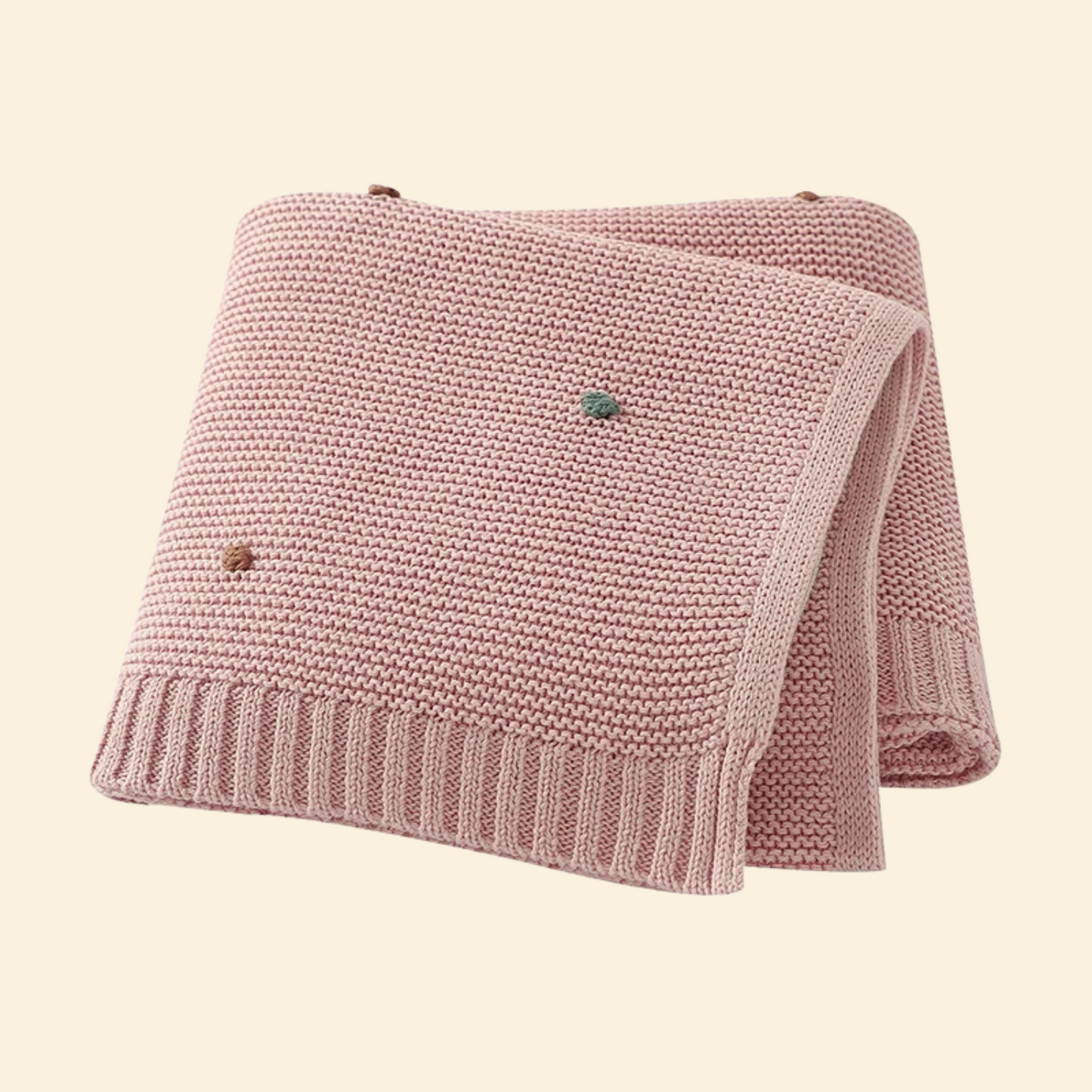 All Seasons Super Soft Cotton Knitted Blanket