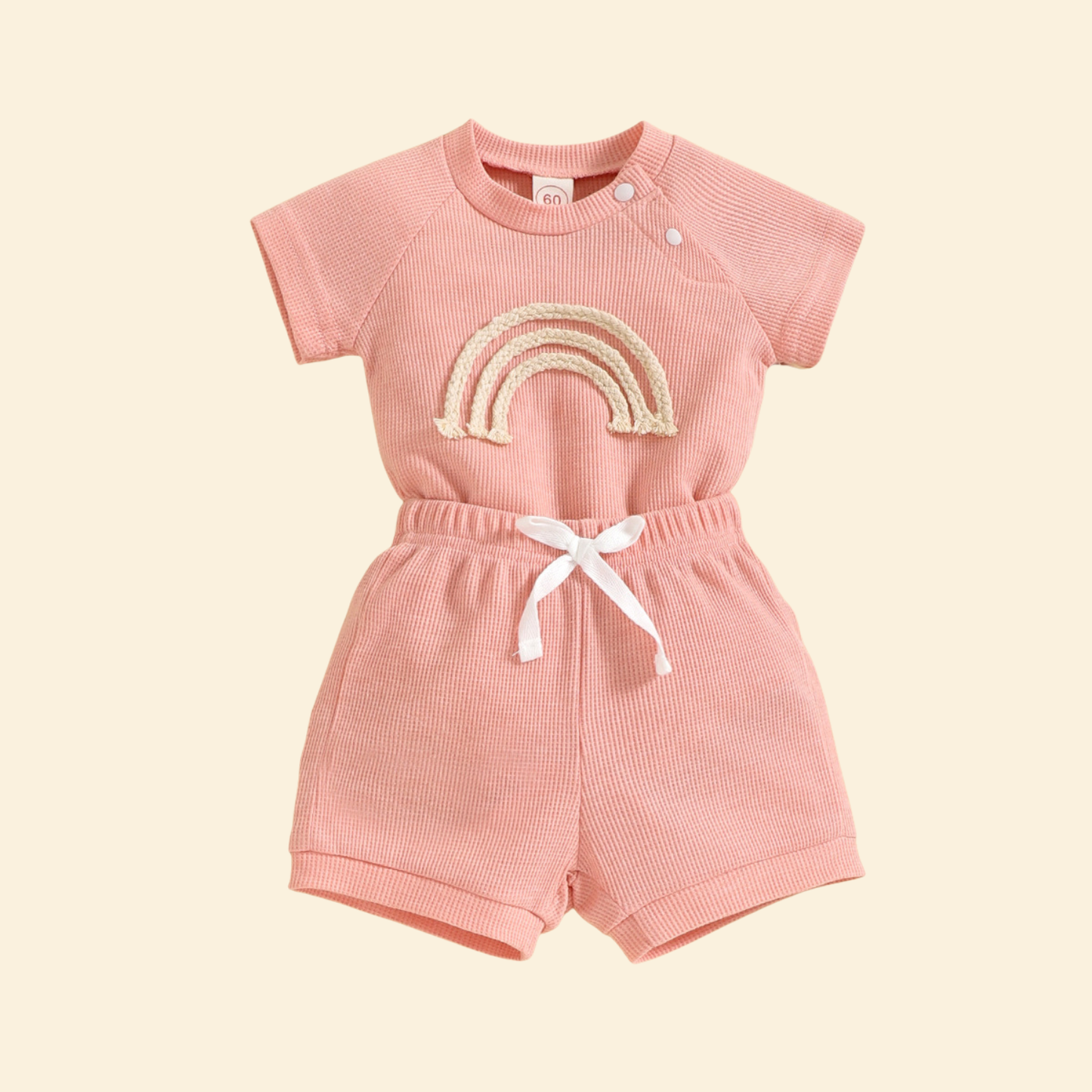 Two-Piece Rainbow Summer Clothing Set