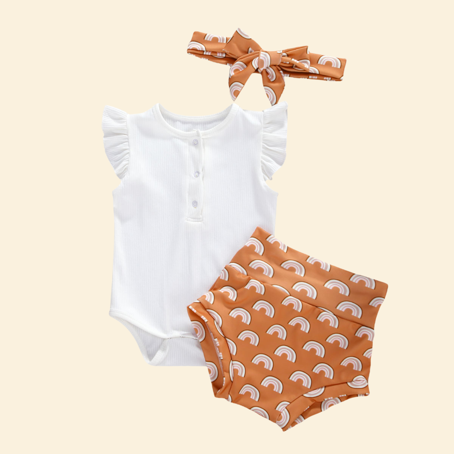 Toddler Summer Babysuits - Three Piece Set