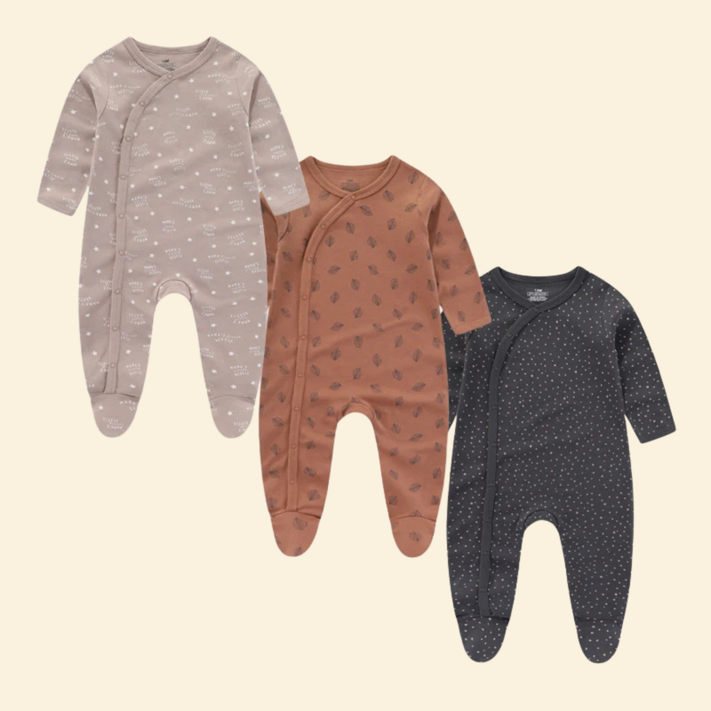 Baby Underwear Jumpsuit - 3 body pack