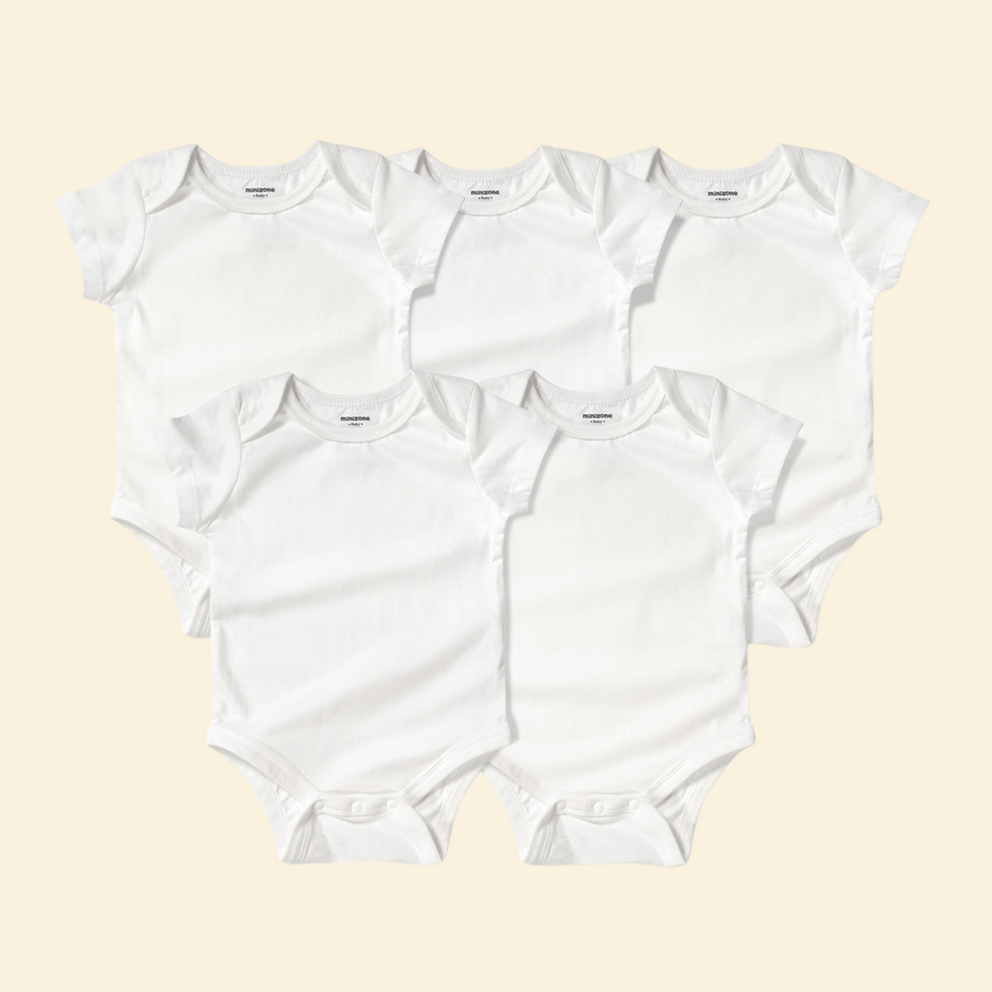 Baby Underwear Jumpsuit - 5 body pack