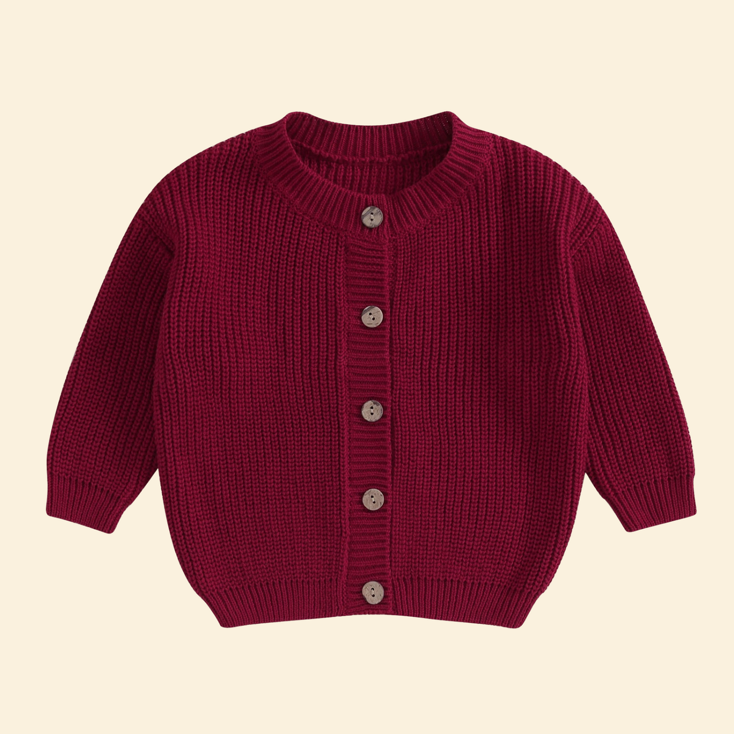 Knitted Casual Long Sleeve Cardigan