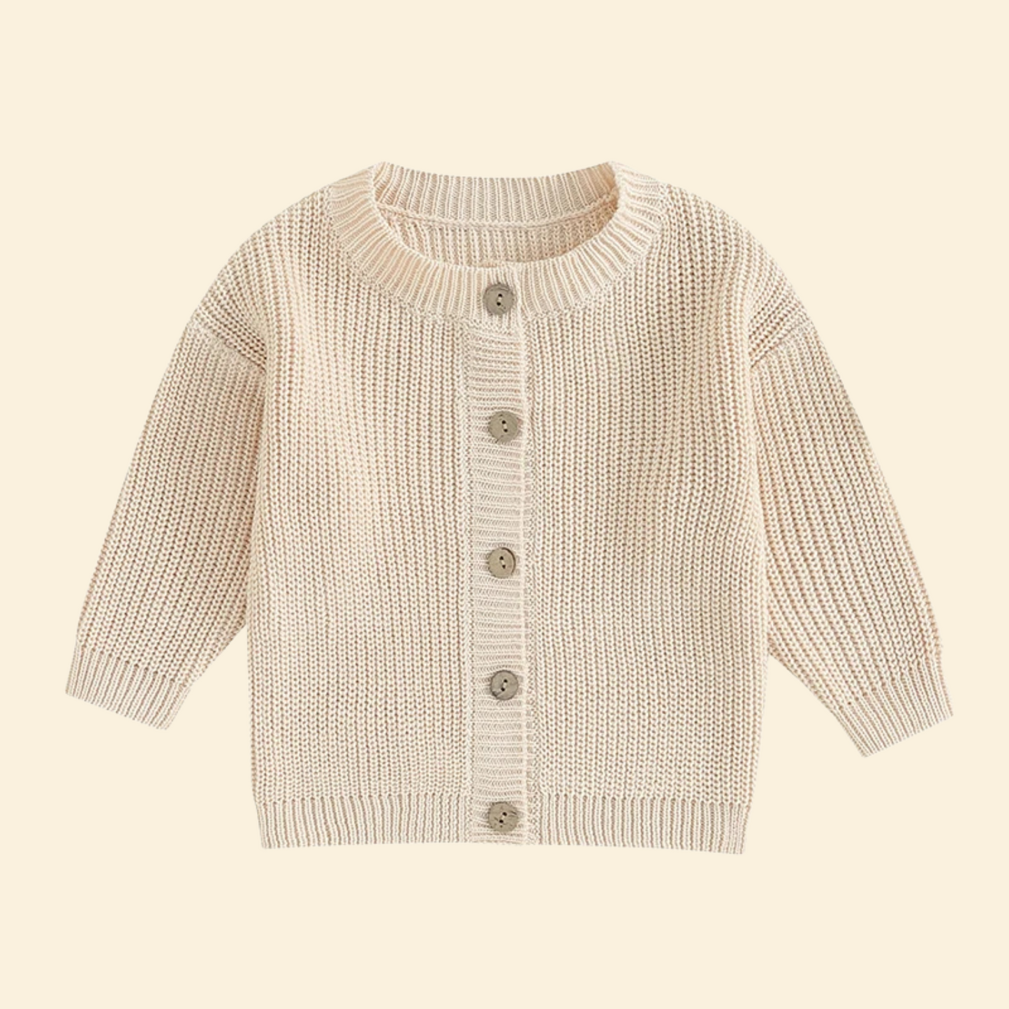 Knitted Casual Long Sleeve Cardigan