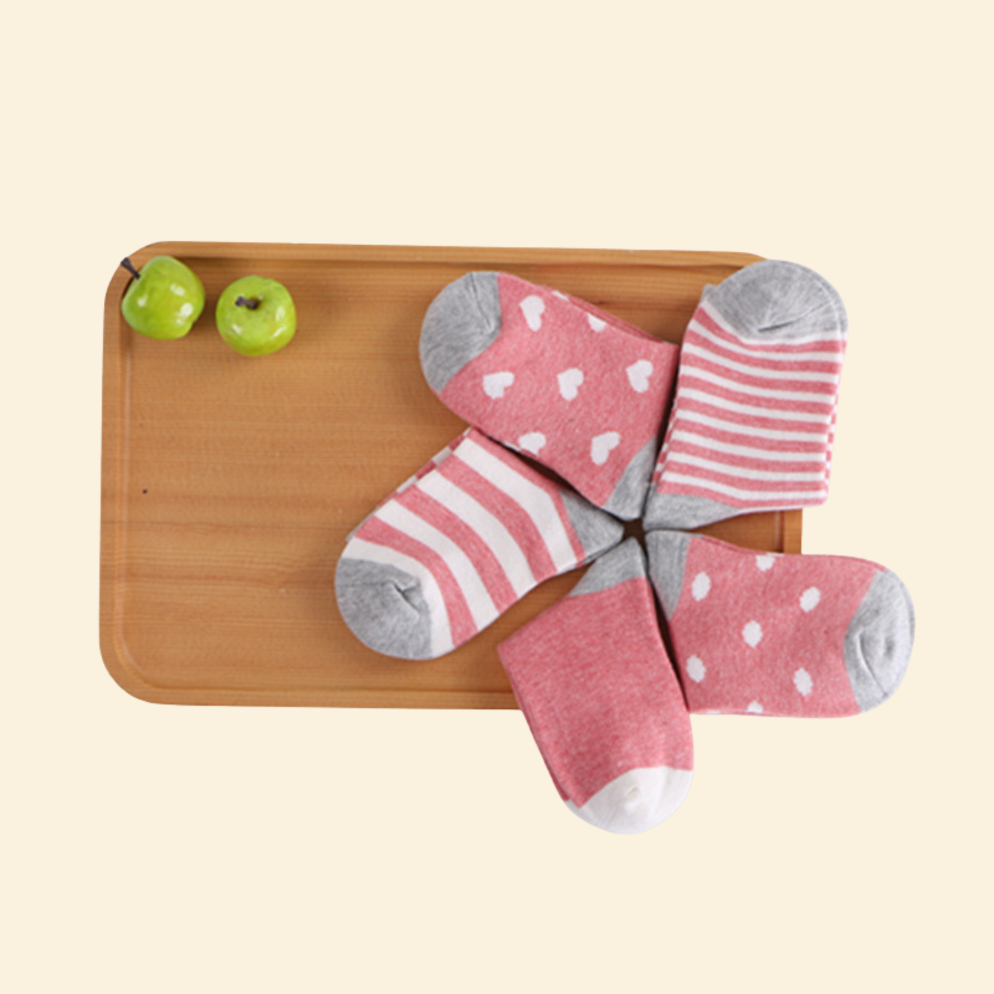 Baby Middle Leg Socks - 5 pairs