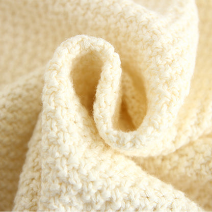 Two-Piece Knitted Cardigan with Shorts