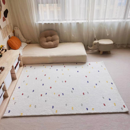 Rainbow Dot Delight Toddler's Rug