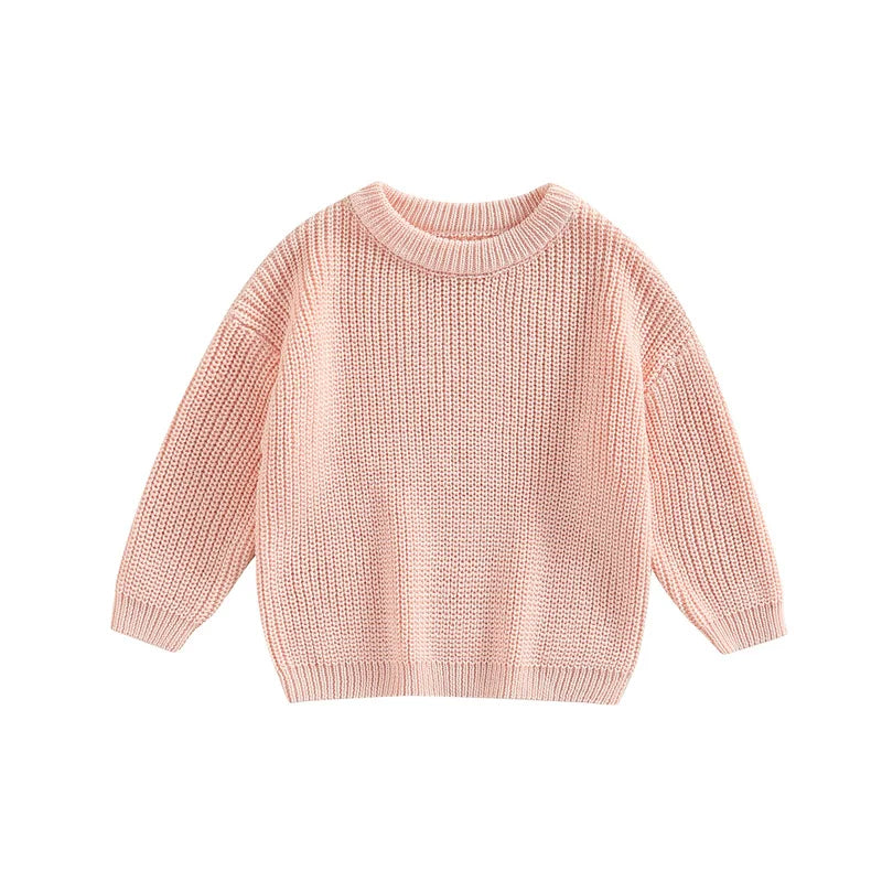 Knitted Casual Long Sleeve Pullover