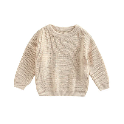 Knitted Casual Long Sleeve Pullover