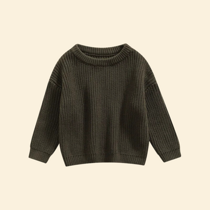 Knitted Casual Long Sleeve Pullover