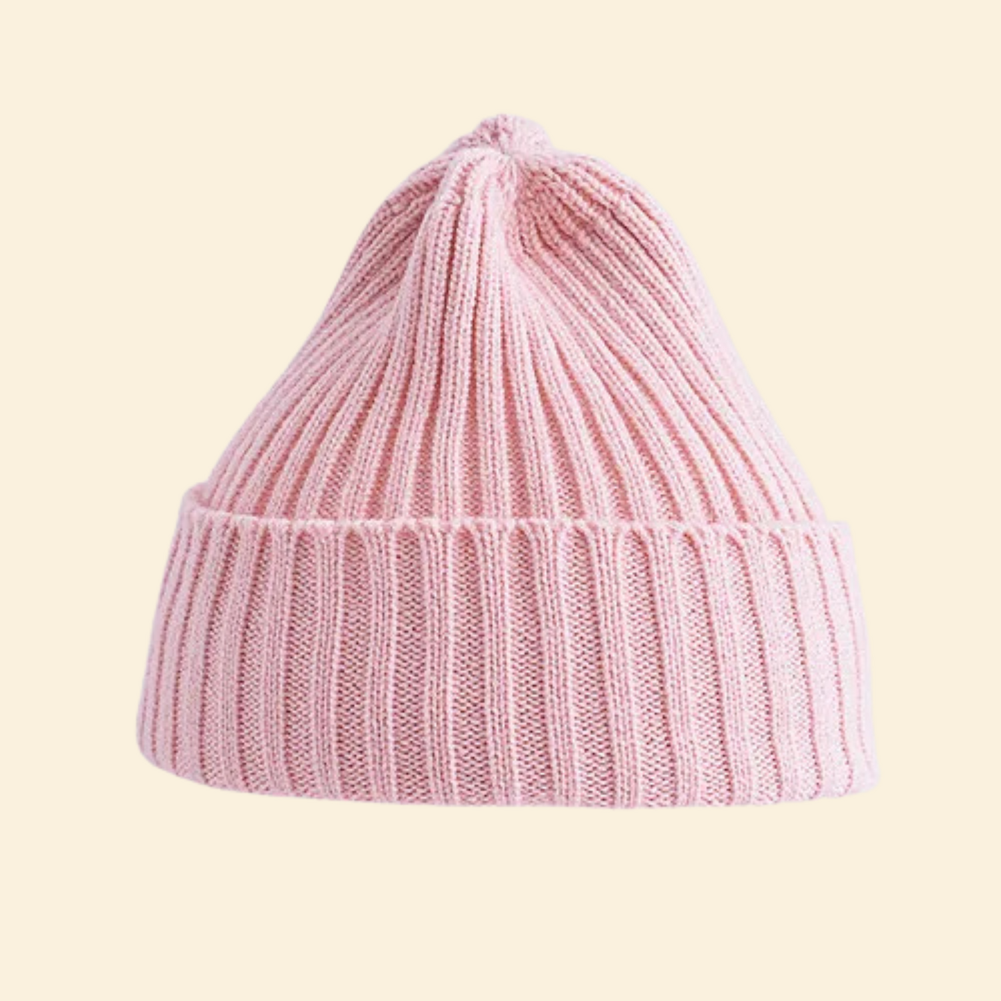 Baby Ribbed Knitted Beanie Hat