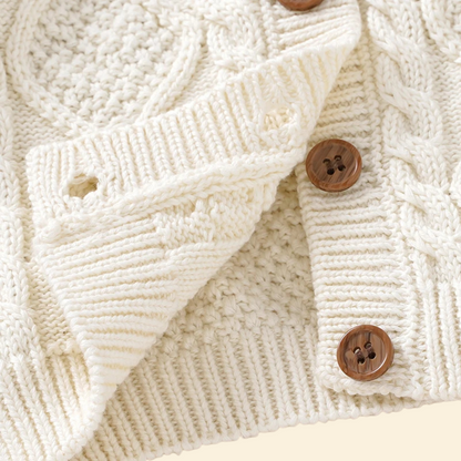Knitted Casual Baby Cardigan