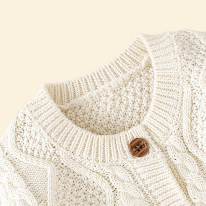 Knitted Casual Baby Cardigan