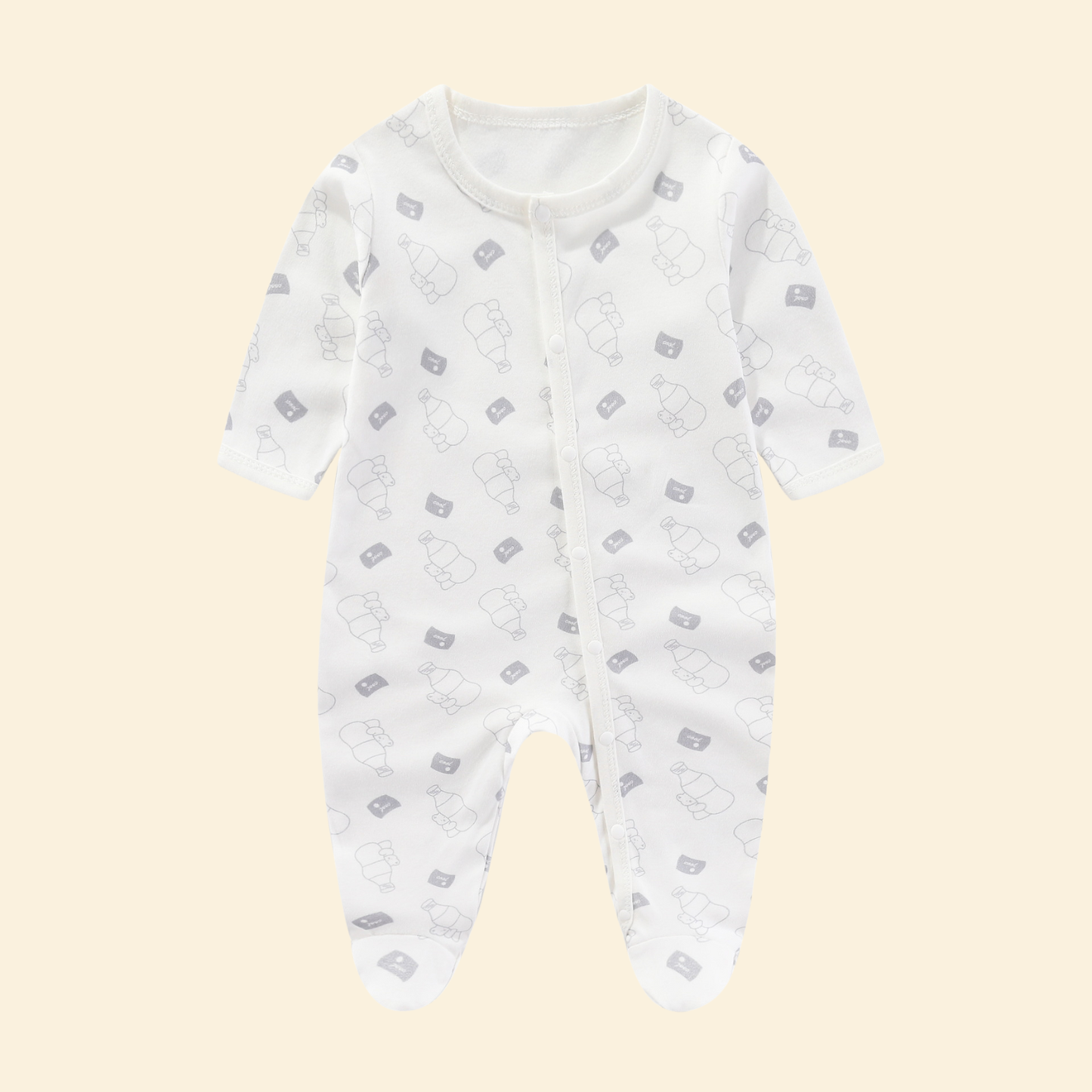 Pure Cotton Newborn Jumpsuit