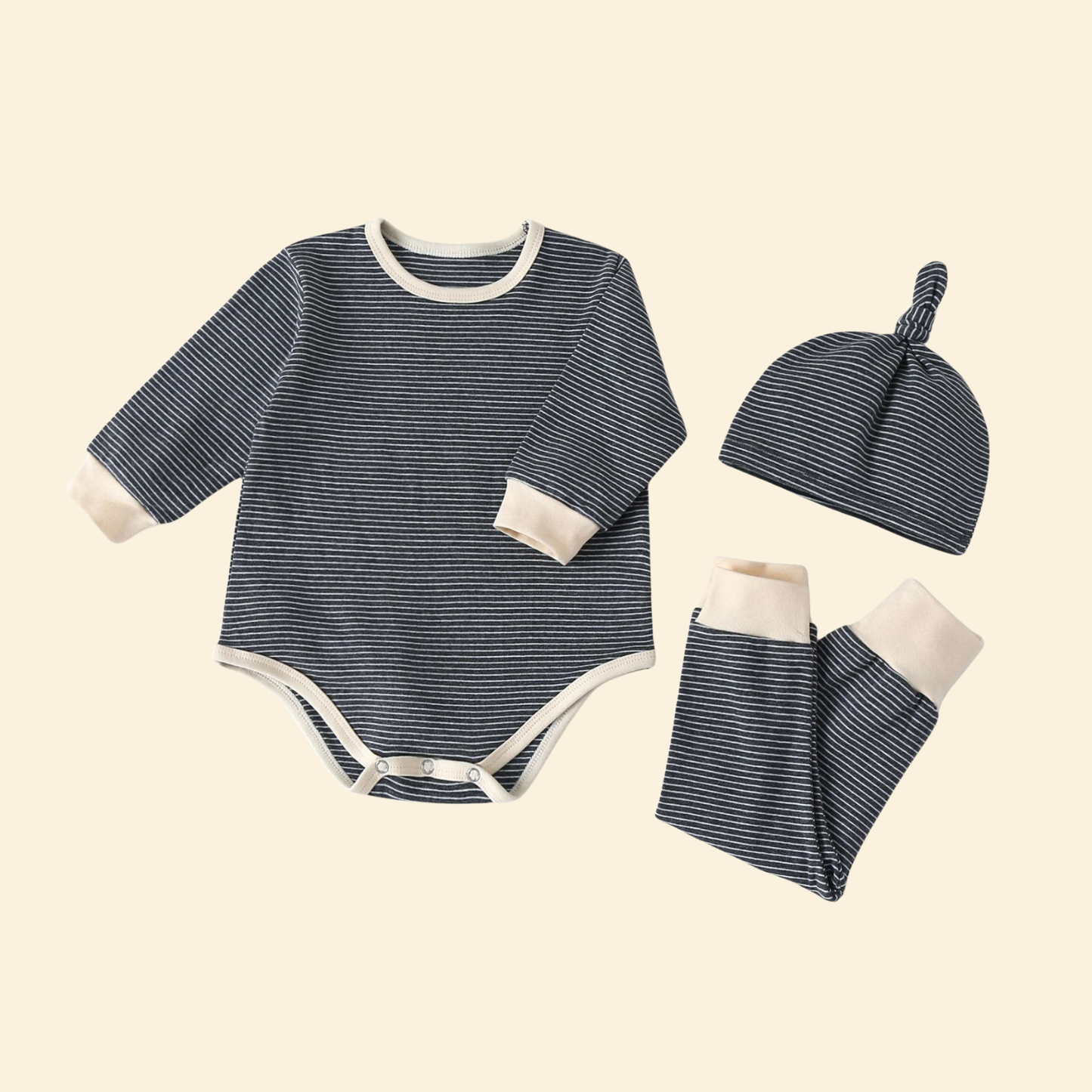 Three-Pieces Casual Outfits Set Baby Clothing