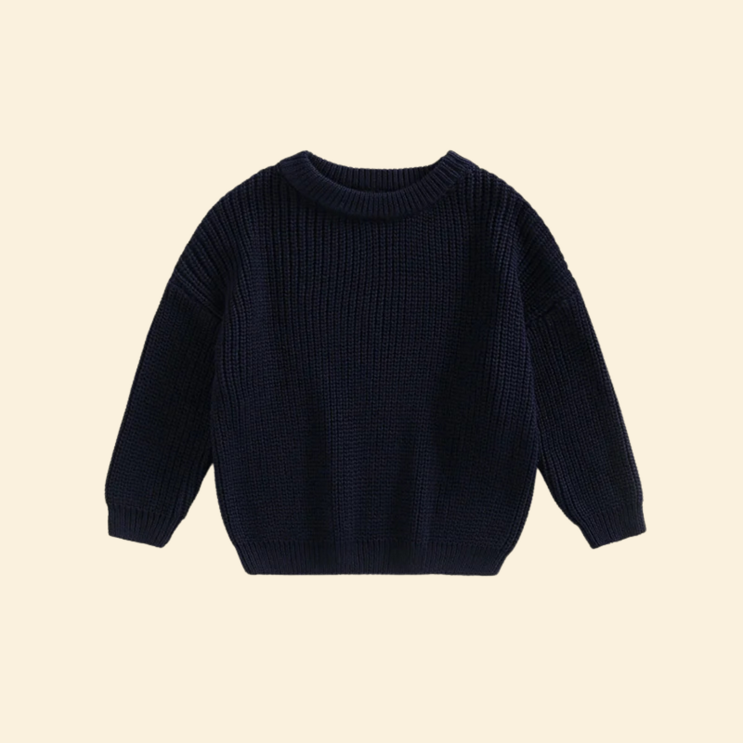 Baby Knitted Long Sleeve Cotton Pullover
