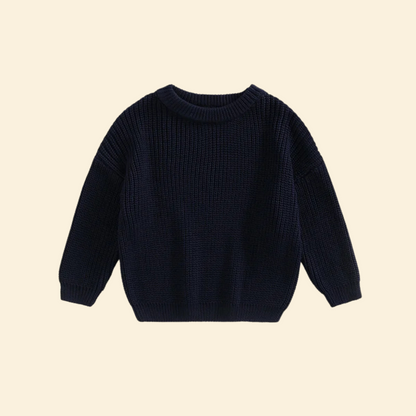 Baby Knitted Long Sleeve Cotton Pullover