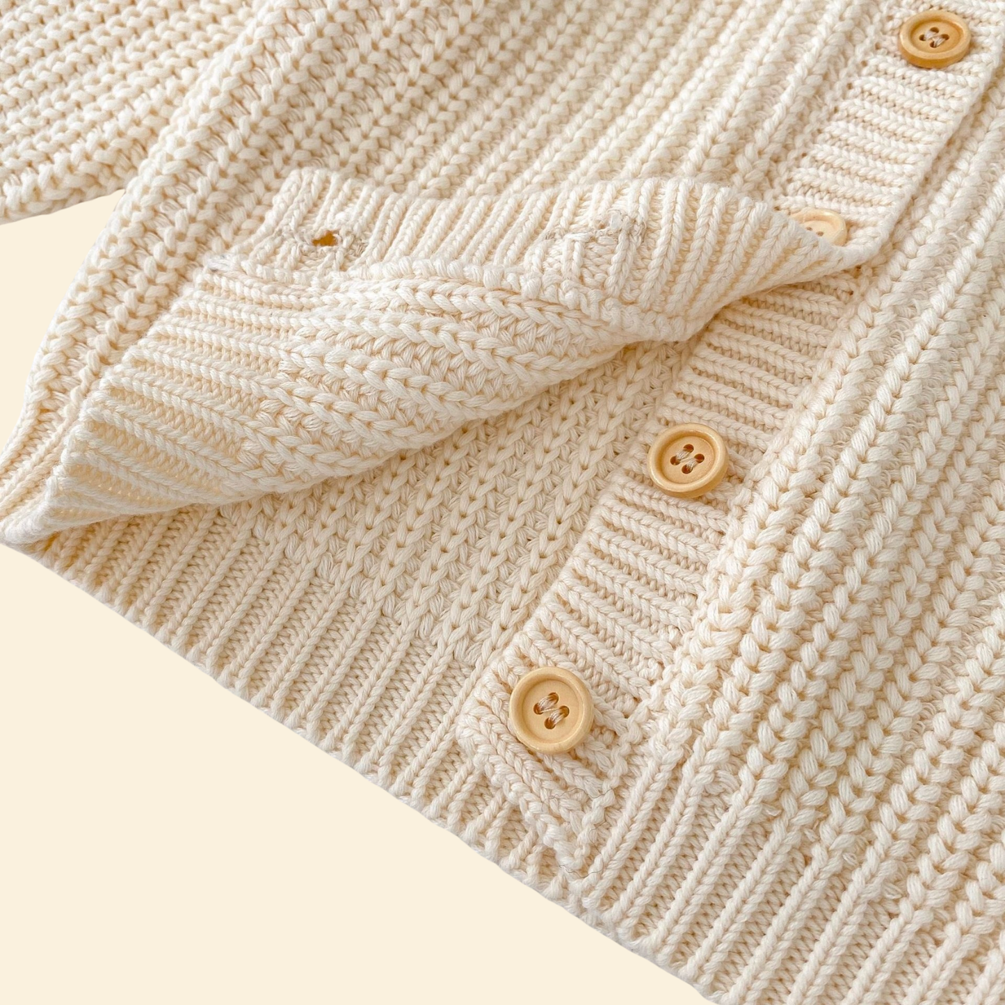 Knitted Cardigan & Hat