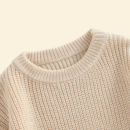 Baby Knitted Long Sleeve Cotton Pullover