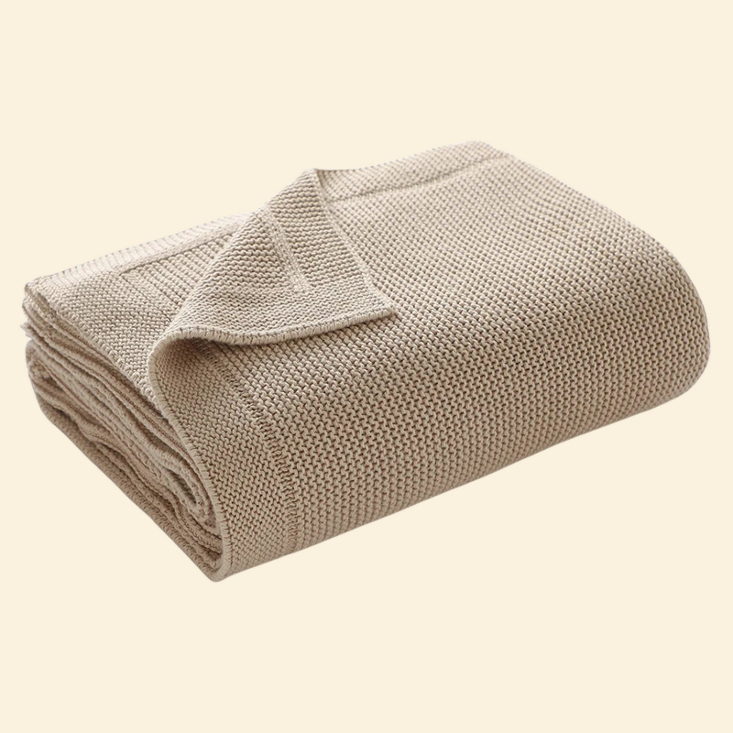 All-Seasons Super Soft Cotton Knitted Blanket