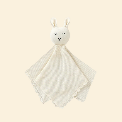 Knitted Cotton Rabbit Doudou