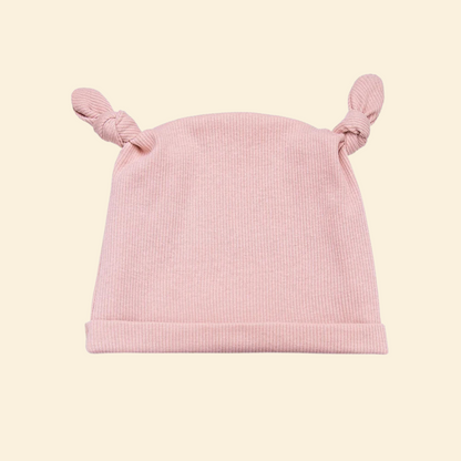 Elastic Ribbed Baby Beanie Hat