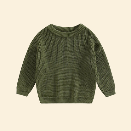 Knitted Casual Long Sleeve Pullover
