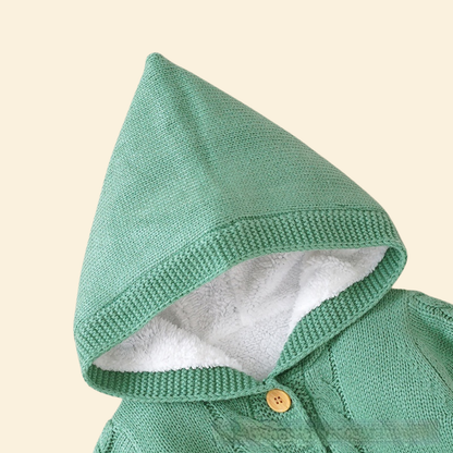 Baby Winter Thickened Knitting Jumpsuit