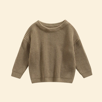 Knitted Casual Long Sleeve Pullover