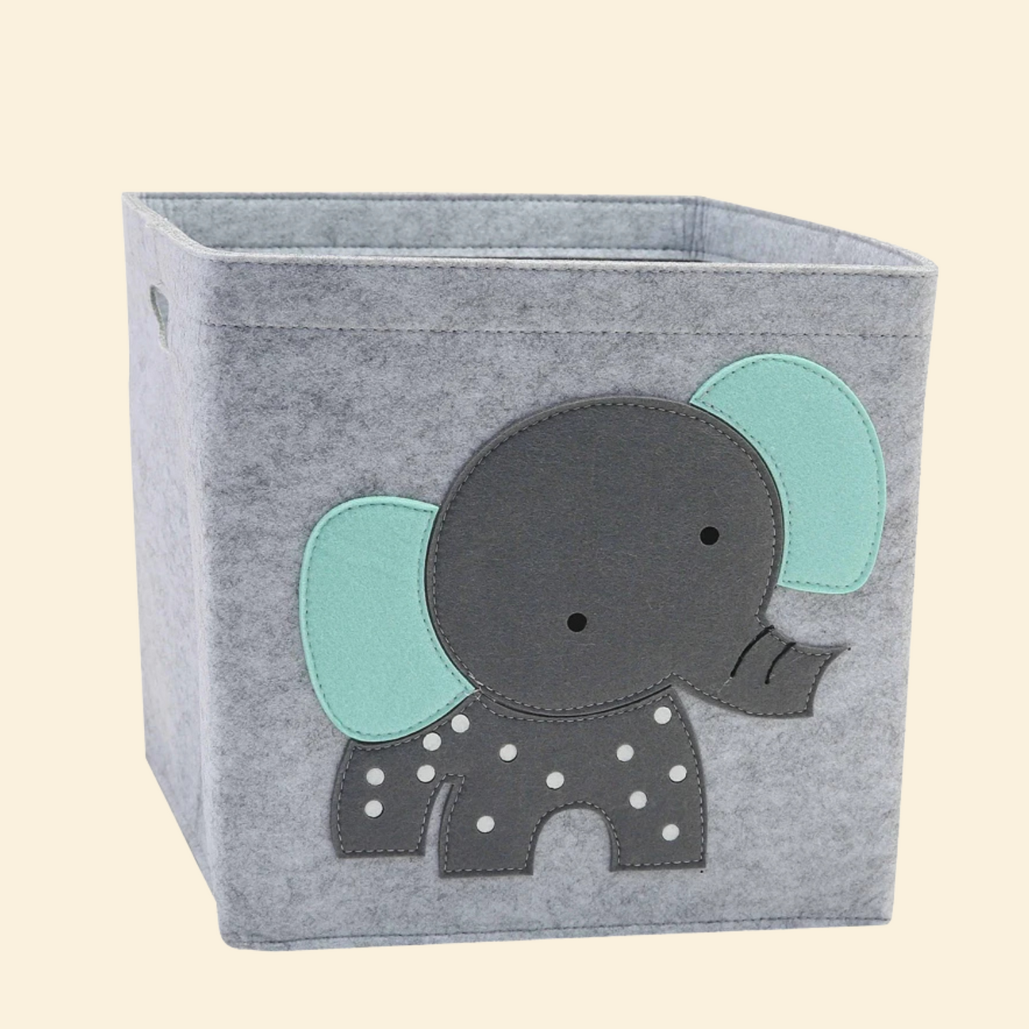 Fabric Storage Organizer Box With Handle For Toys & Clothes