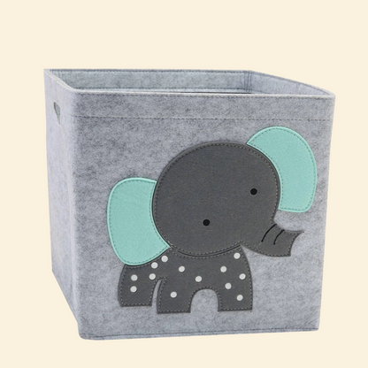 Fabric Storage Organizer Box With Handle For Toys & Clothes