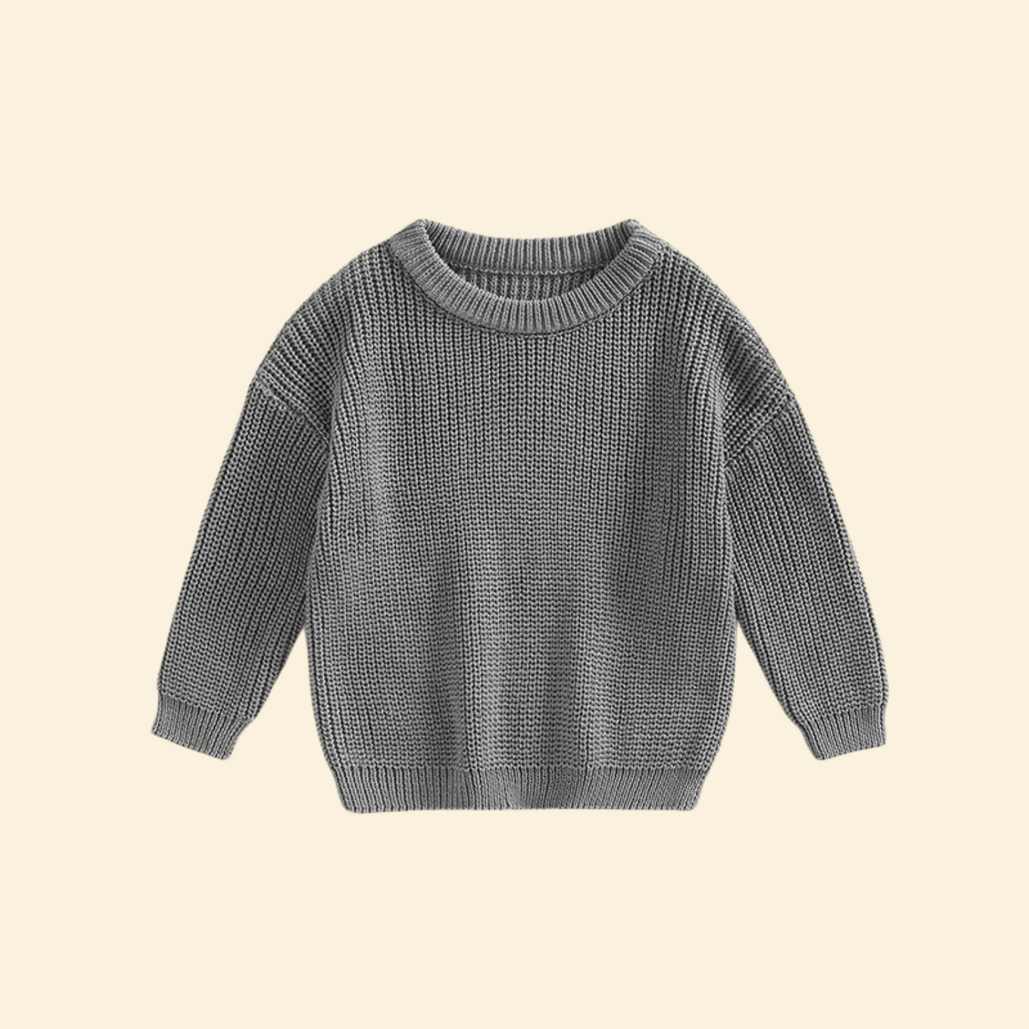 Baby Knitted Long Sleeve Cotton Pullover