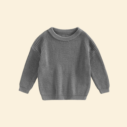 Baby Knitted Long Sleeve Cotton Pullover