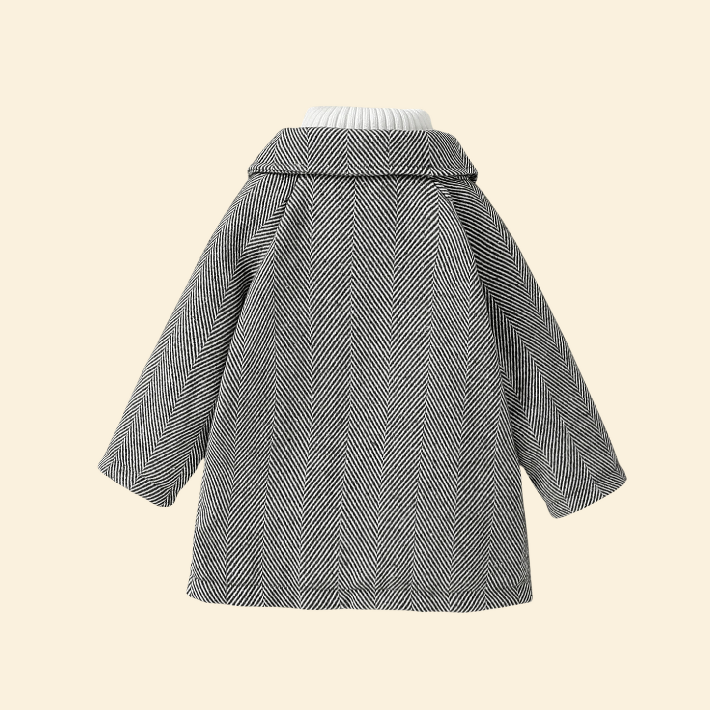 Baby Winter Long Sleeve Warm Jacket With Single Breasted