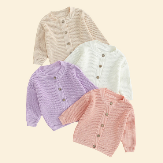 Knitted Casual Long Sleeve Cardigan
