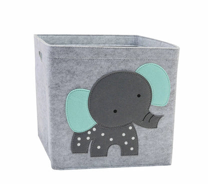 Fabric Storage Organizer Box With Handle For Toys & Clothes