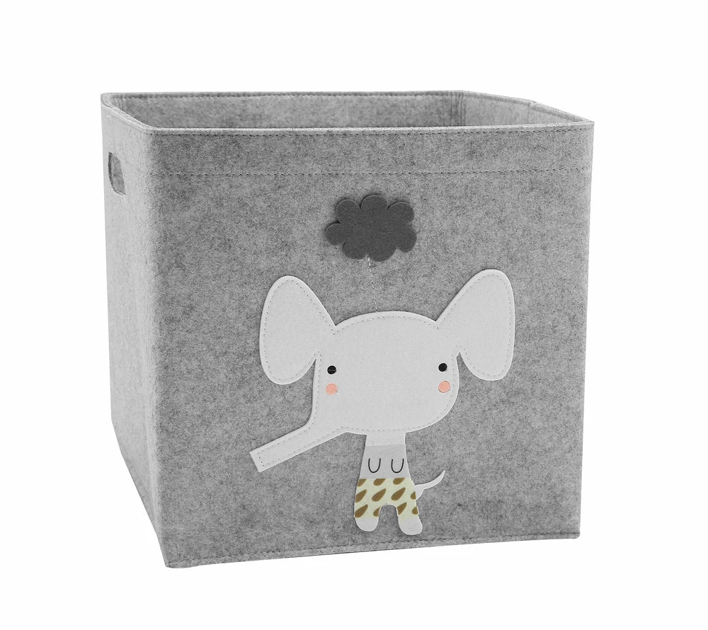 Fabric Storage Organizer Box With Handle For Toys & Clothes