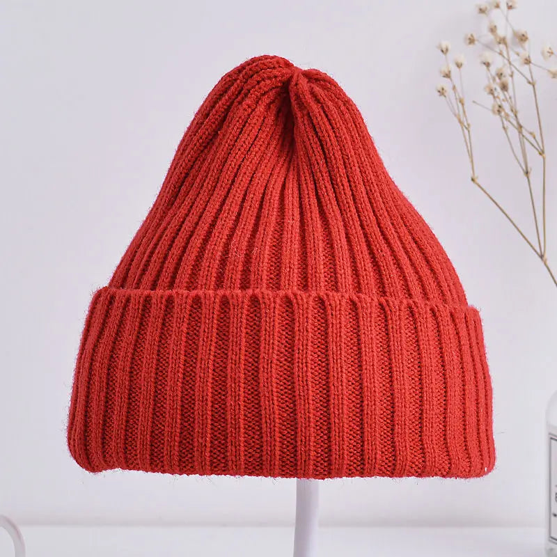 Baby Ribbed Knitted Beanie Hat