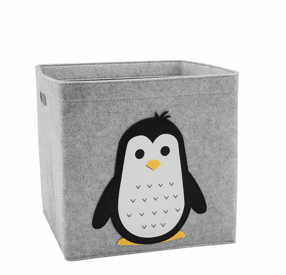 Fabric Storage Organizer Box With Handle For Toys & Clothes