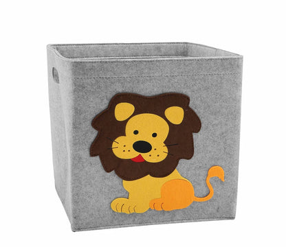 Fabric Storage Organizer Box With Handle For Toys & Clothes